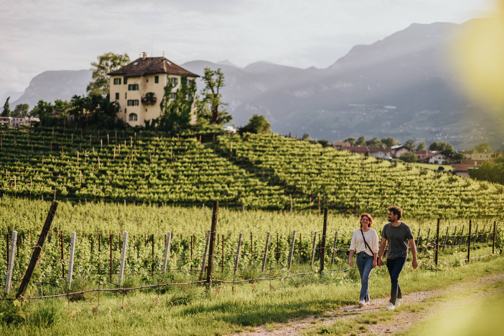 Baron Longo's estate with vineyards - Neumarkt