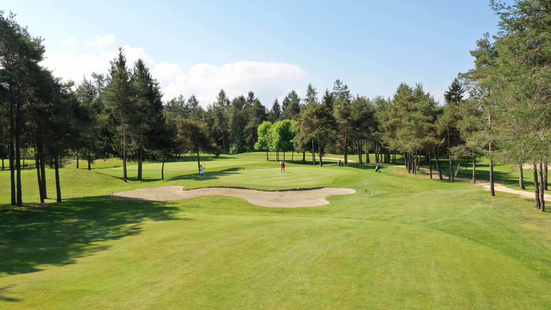 Golfclub Dolomiti umgeben von Natur