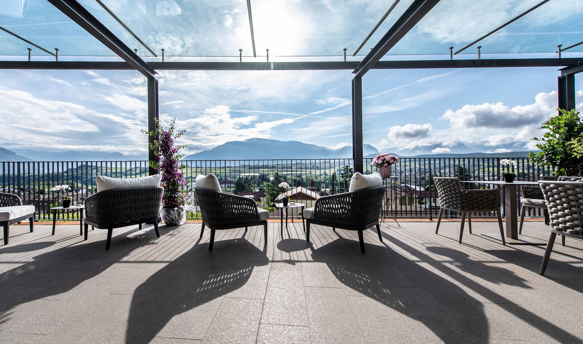 Entrance area of the Hotel Christof