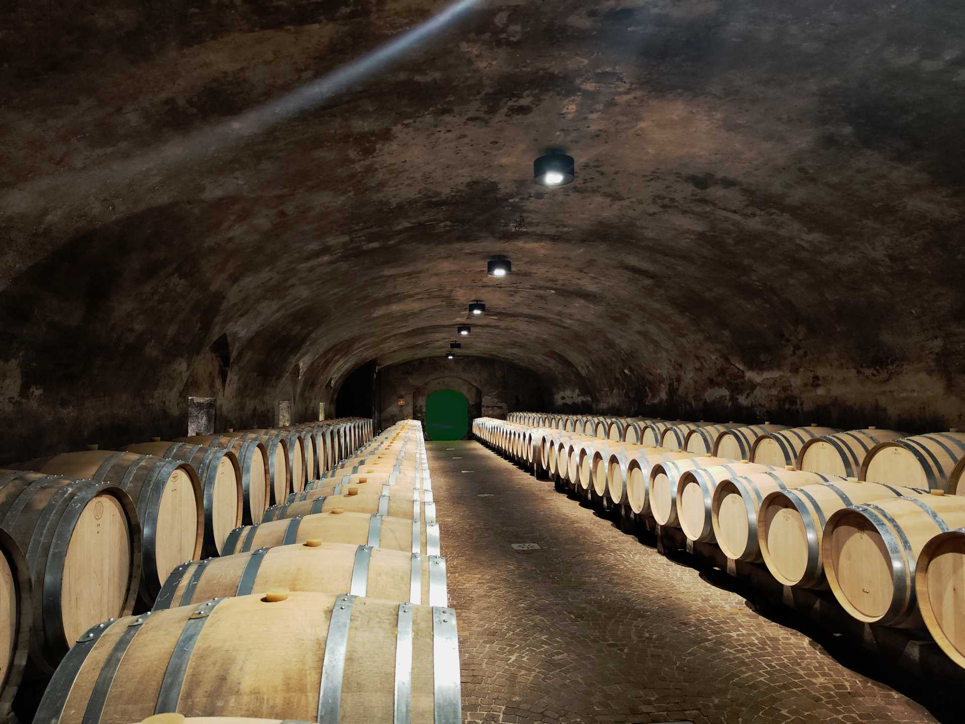 Botti di barrique provenienti dalla cantina San Michele / Appiano Botti di barrique provenienti dalla cantina San Michele / Appiano